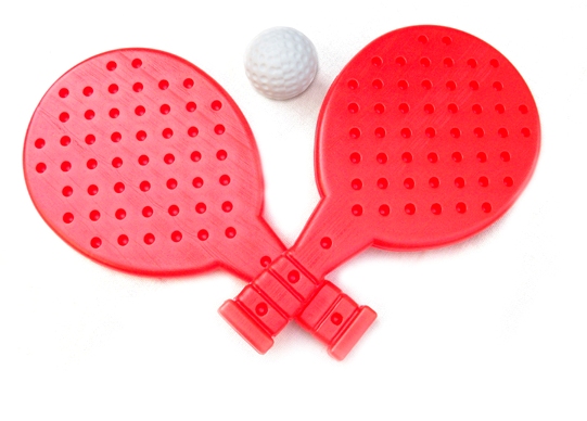 Plastic TT Bat & Ball Set