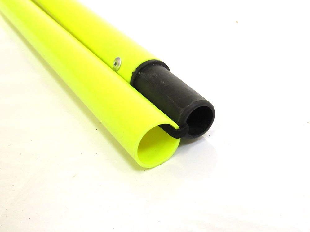 Foldable Slalom Pole with elastic thread