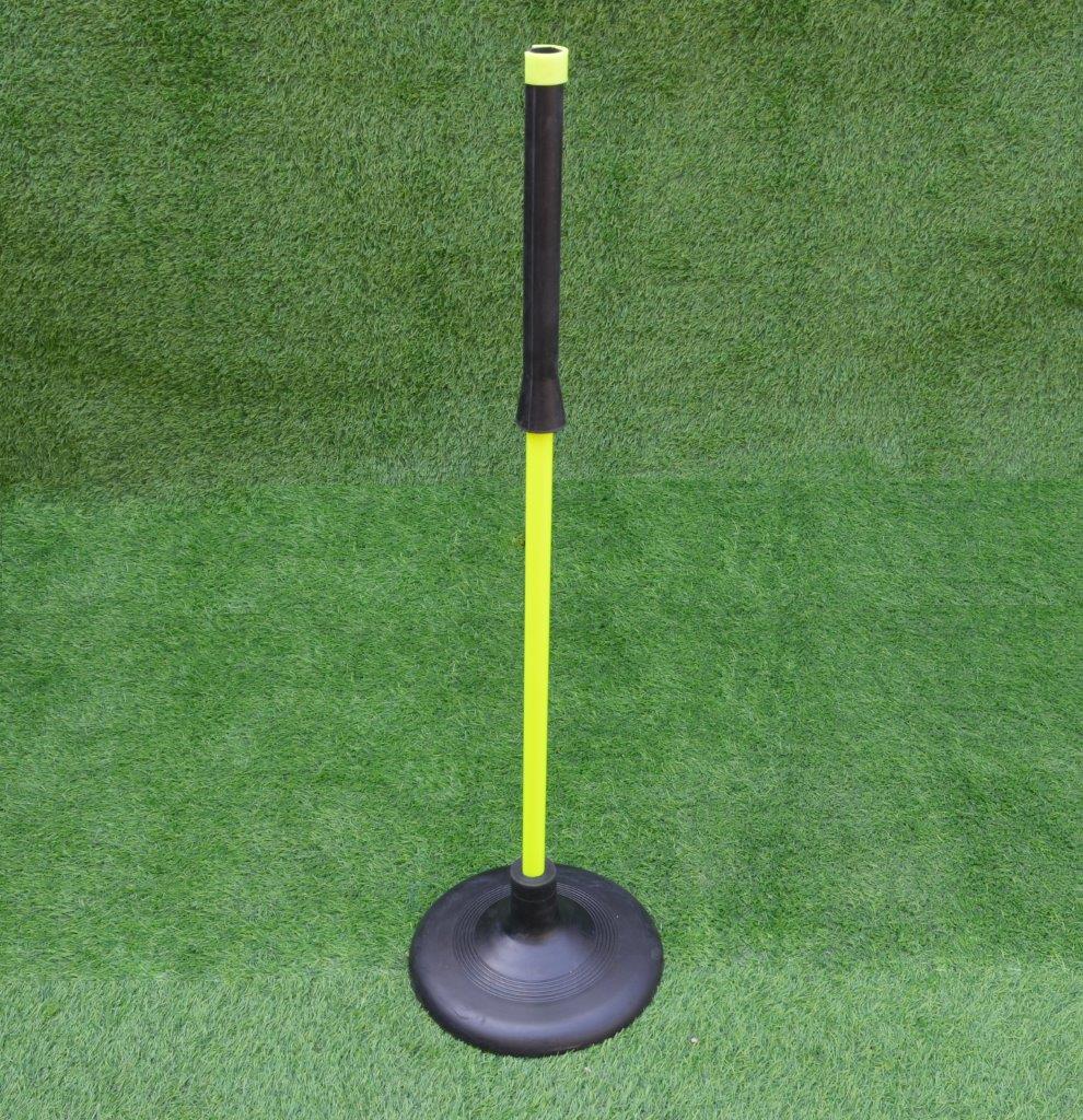 Baseball base with upright