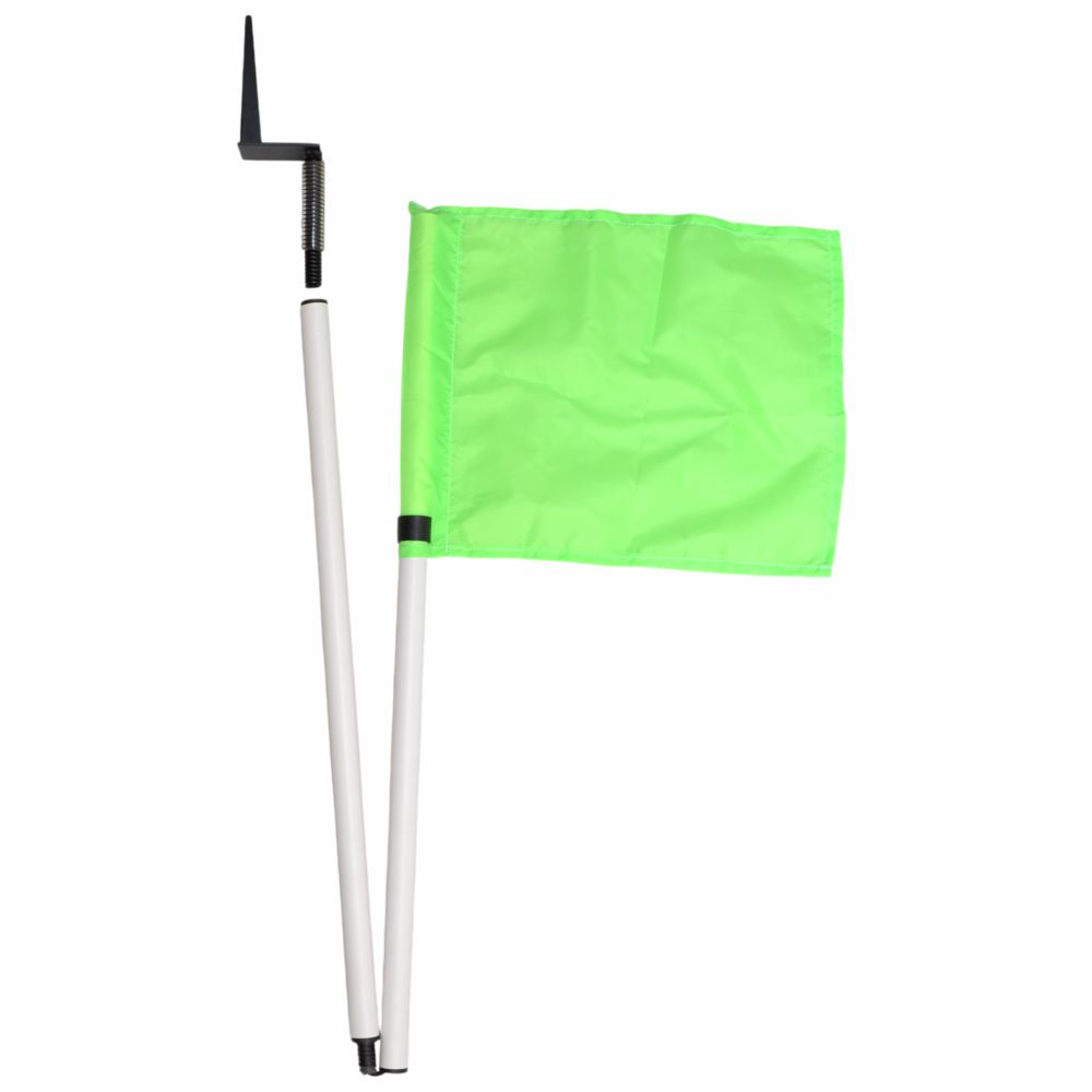 Corner Flag Collapsible with elastic thread, detachable spring & curved nail