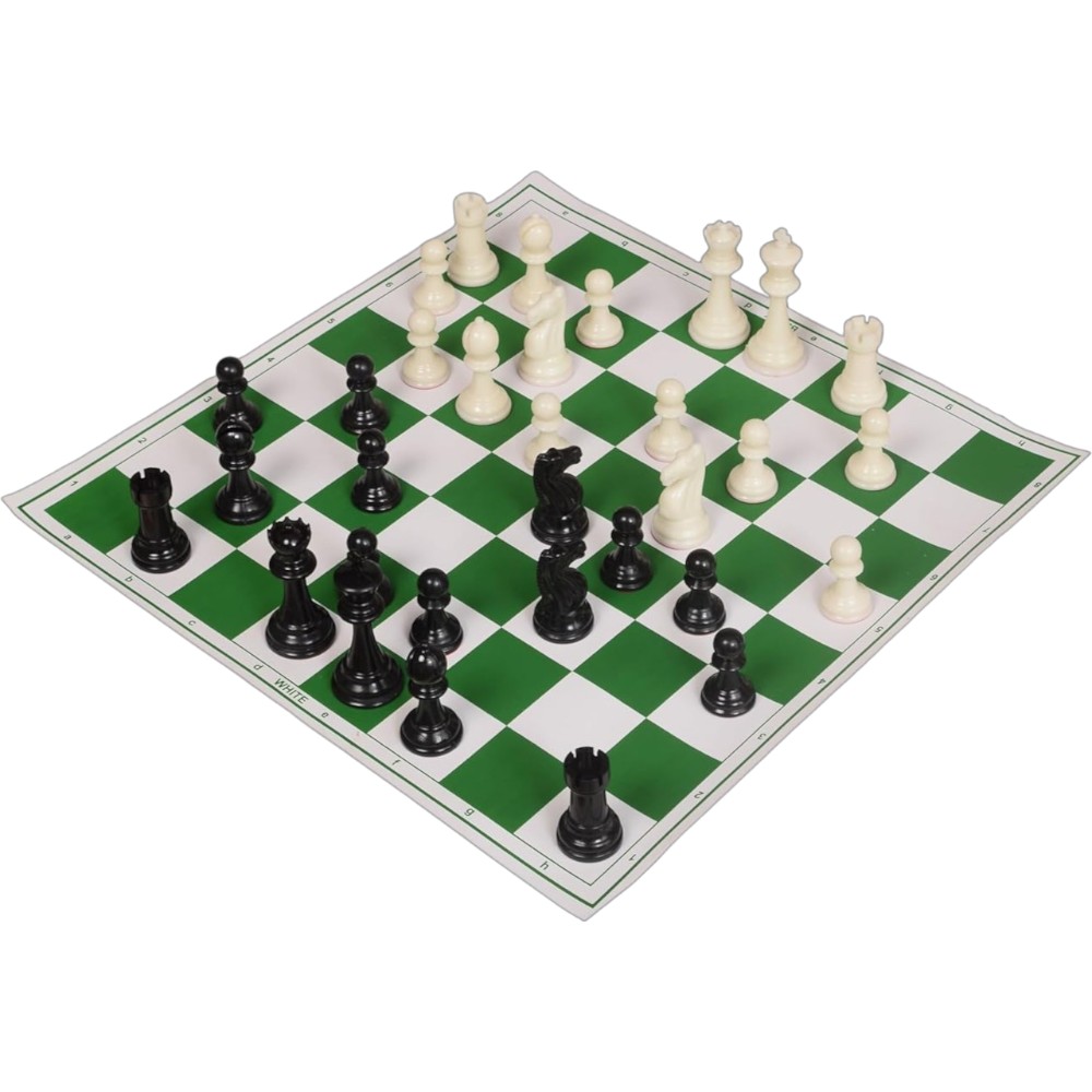 Rolling Chess Mat with Chessmen