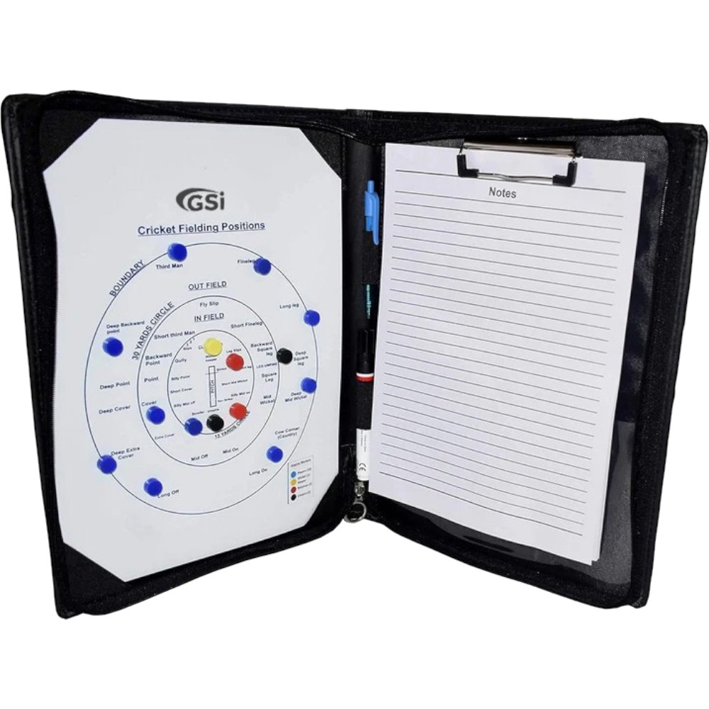 Magnetic Cricket Coach Folder