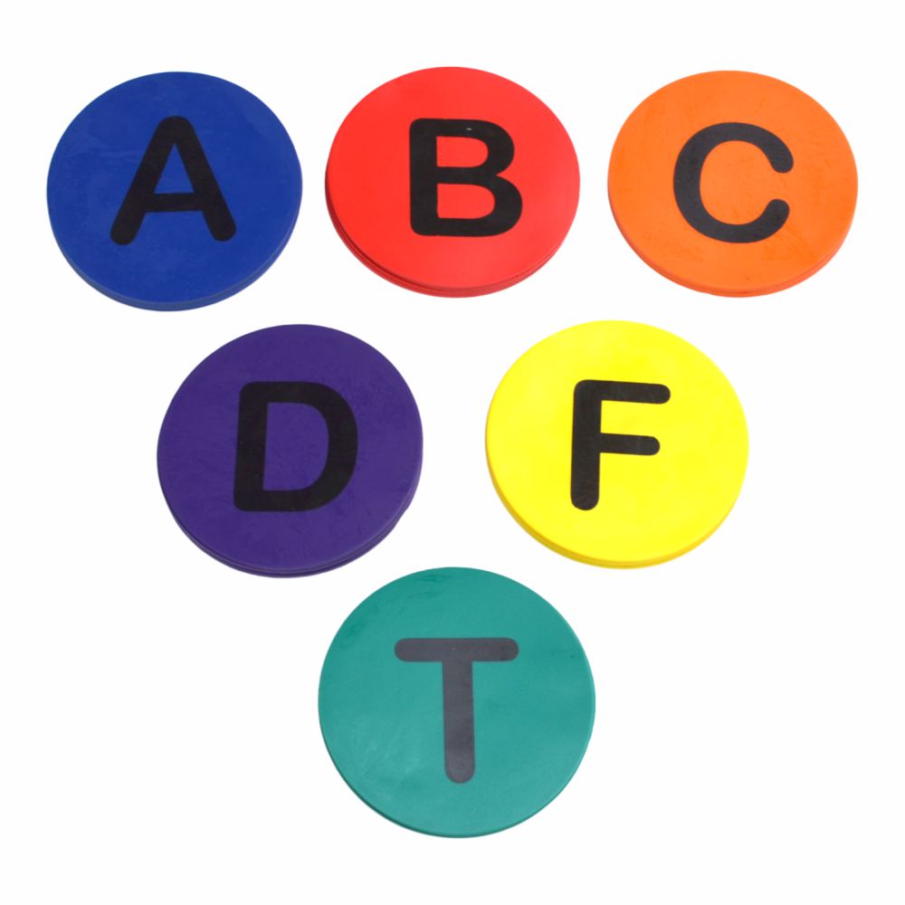 Alphabetical Spot Markers A-Z (5 inch)